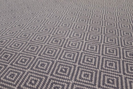 Tissé plat, Diamond Flatweave Graphite