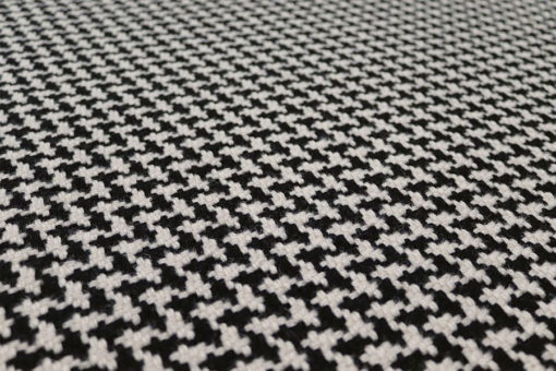 Pure wool Stair runners Houndstooth Black