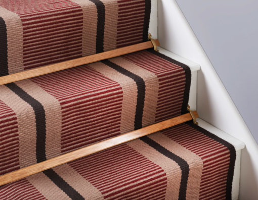 Tapis d'escalier tissé plat, Transat PNT26