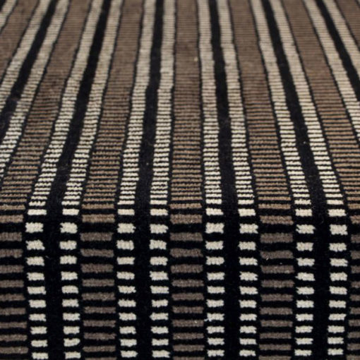 Axminster stair runners, chess noir