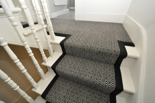 Moquette d'escalier, Axminster, Diamond Black