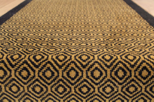 Axminster stair runners, Diamond Noir & Ocre