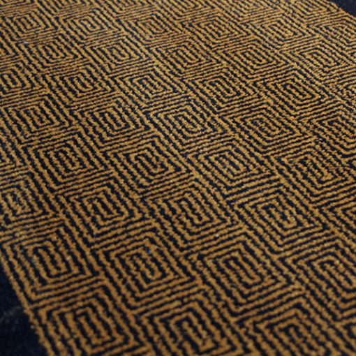 Axminster stair runners, Escargot Nutmeg & Black