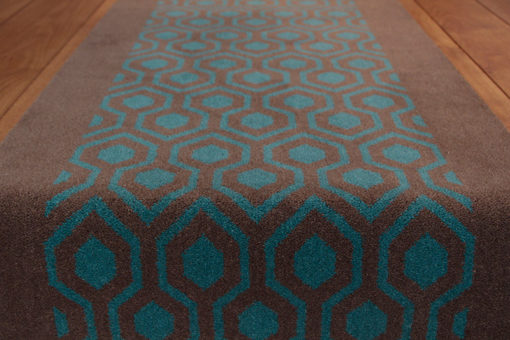 Moquette d'escalier, Axminster, HEX Petrol & Grey