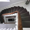 Diamond flatweave stair runner Diaond Black