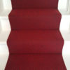Large diamond flatweave Flame Red, Stair runners