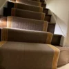 Stair Runner Finley FG02 in Taupe & Masala, 100% Wool.