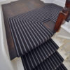 Stair runners ZIP07 dark blue