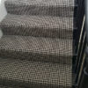 Houndstooth Flatweave black & white, stair runners