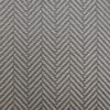 Flatweave Stair runner with border, Herringbone Grey