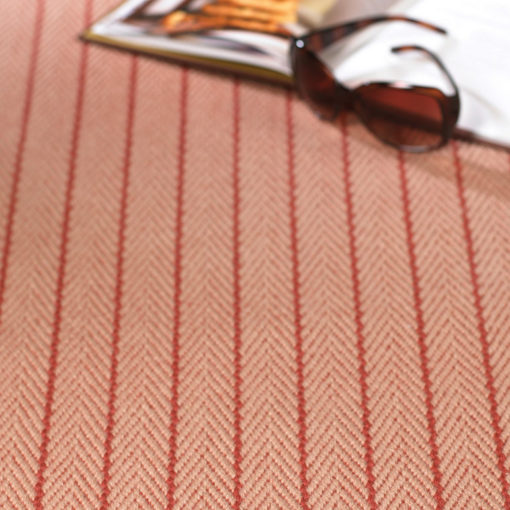 Tapis d'escalier tissé plat, Claire Rust