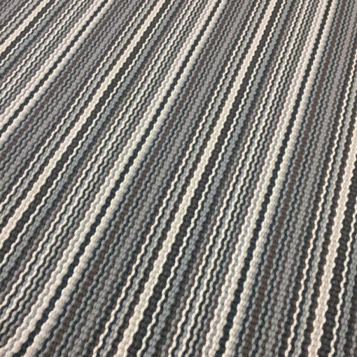 Tapis d'escalier tissé plat, 100% laine, stripes Multi, Grey