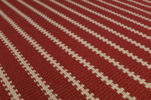 Tapis d'escalier tissé plat, Stripes. ZIP05 Red