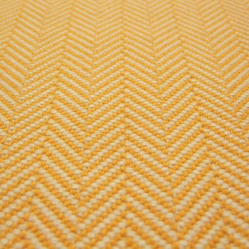 Flatweave stair runner, Herringbone Marigold