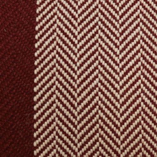 Stair runners with border, Herringbone