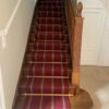 Tapis d'escalier tissé plat, Stripes. Kelly Red JD 02