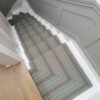 Tapis d'escalier tissé plat, 100% laine, Kelly JD Celadon