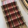 Stair runner PNT26 Cherry, 100% Wool.