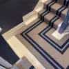 Stair runner PNT27 French Blue, 100% Wool.