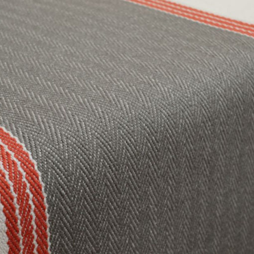 Tapis d'escalier tissé plat, Stripes. Finley FG03 Gunmetal/Rust