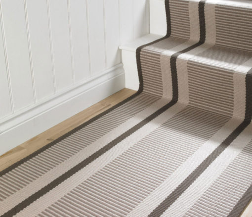 Tapis d'escalier tissé plat, 100% laine PNT25