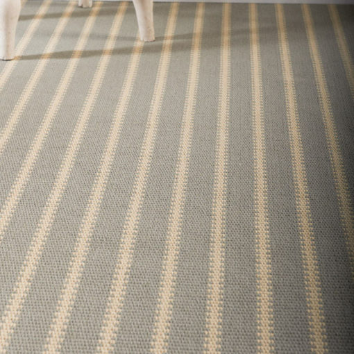 Tapis d'escalier tissé plat, Stripes. ZIP15 Thyme