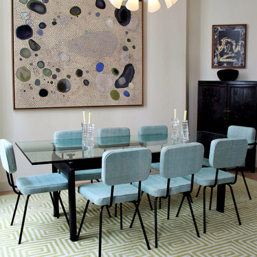 Tapsi tuftés, 100% laine dans une maison