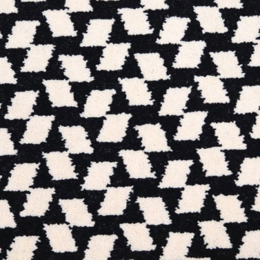 Moquette velours, Axminster, Jewel Black & Ivory