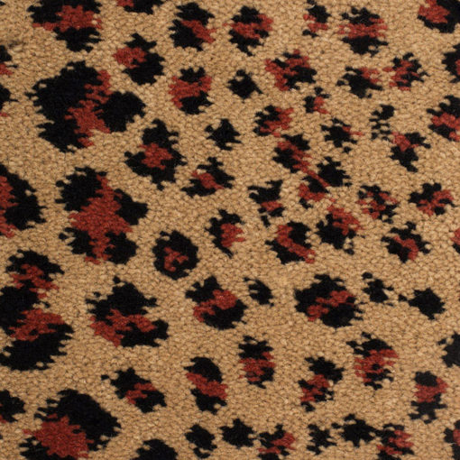 Axminster wool carpet, Leopard I