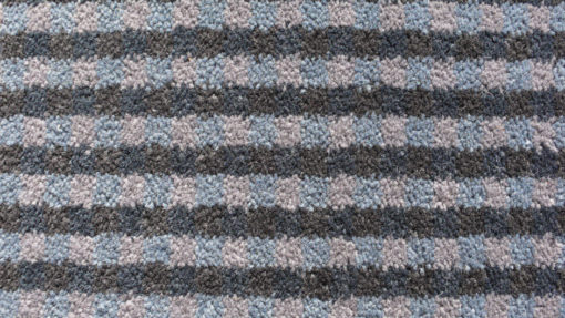 Moquette velours, Axminster, Vichy Blue