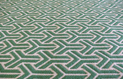 Bespoke flatweave, Trafal Green