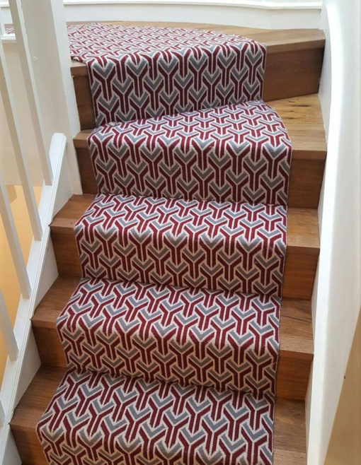 Bespoke stair runners, Trafal Cherry