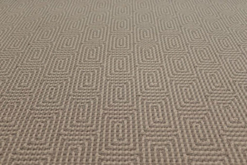 Tapis d'escalier Jacquard Escargot. Pebble