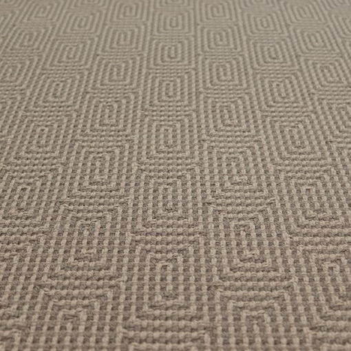 Tapis d'escalier Jacquard Escargot. Pebble