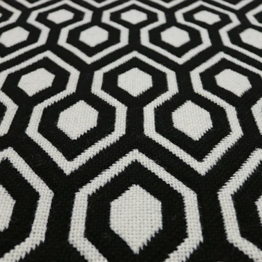 Flatweave Stair runners, HEX Black & White