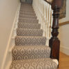 Tapis d'escalier Jacquard Hex. Pebble