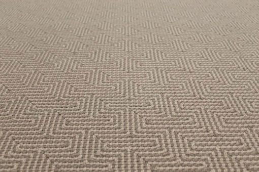 Tapis d'escalier Jacquard, Labyrinth. Beige