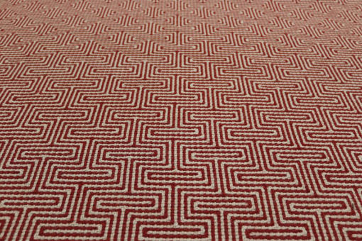 Flaweave stair runners, Labyrinth Red