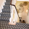 Stair runner, HEX Black & White