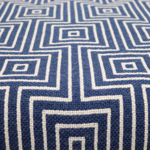 Tapis d'escalier, pure laine vierge, Tyne Blue & Ivory