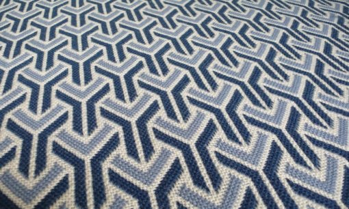 tapis d'escalier, pure laine vierge, Trafal Denim