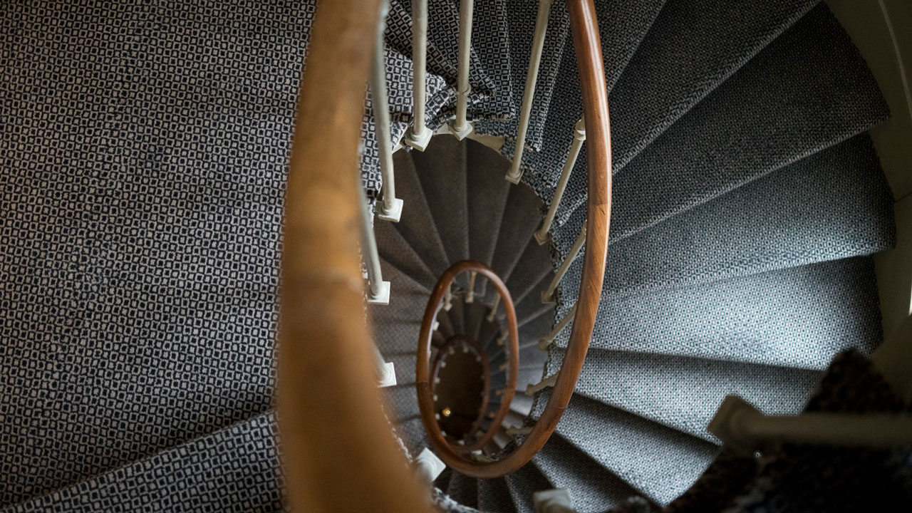 Stair runners, Hotel Mansart