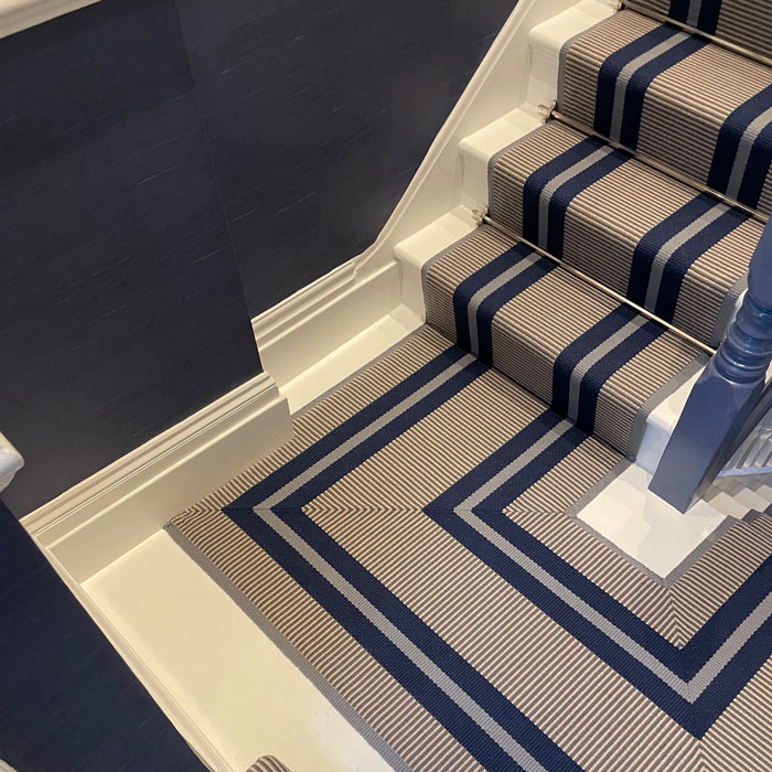 Stair runner, PNT27 French blue