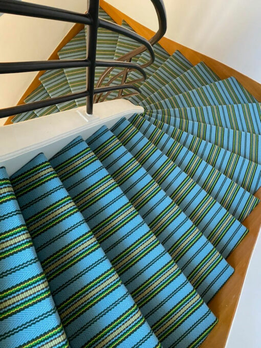 Bespoke stair runner, Flatweave Special Kelly JD