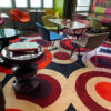 Tufted Rugs, Multicoloured circles