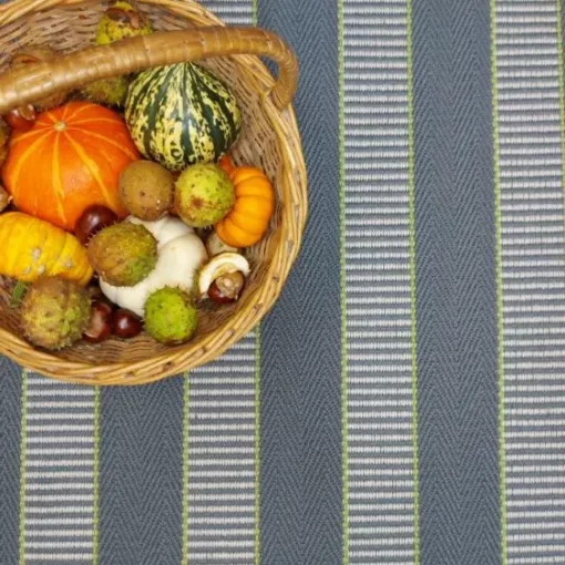 Tapis d'escalier tissé plat, Collection Greta Lead